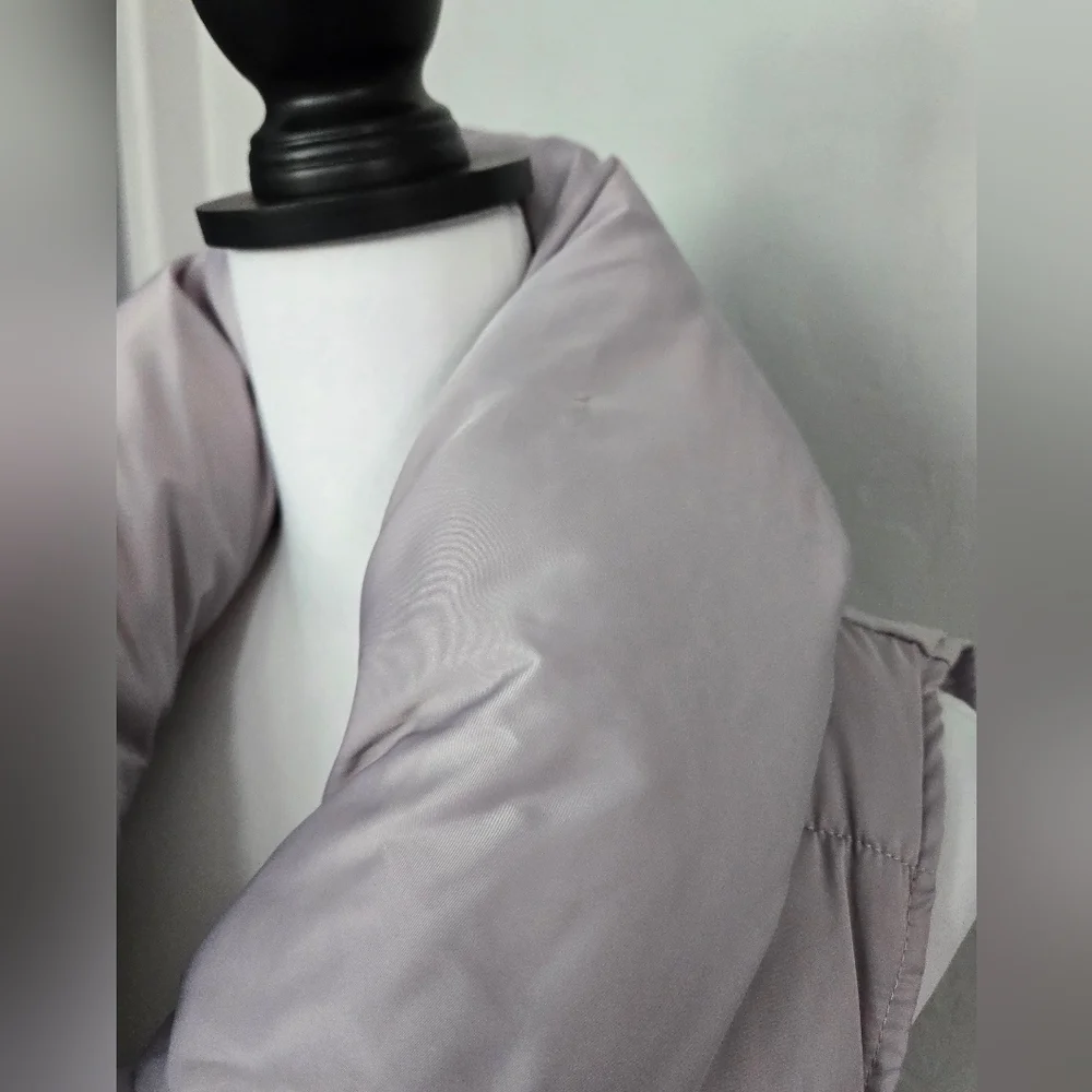 Pale Pink Quilted Down Puffer Vest Double Breasted Ever New Melbourne Woman Sz 8 - Picture 10 of 15